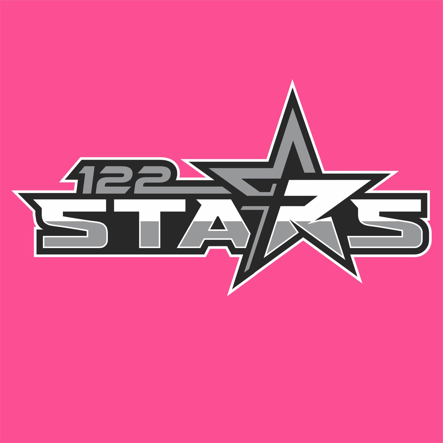 122 Stars Softball Performance T-shirt - Des. B
