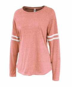 ALL Ladies Triblend Stripe Long Sleeve T