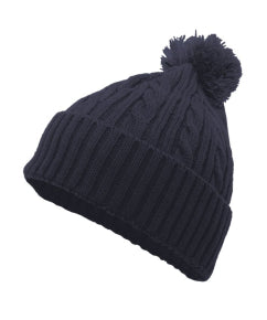 ALL Cable Knit Pom-Pom Beanie