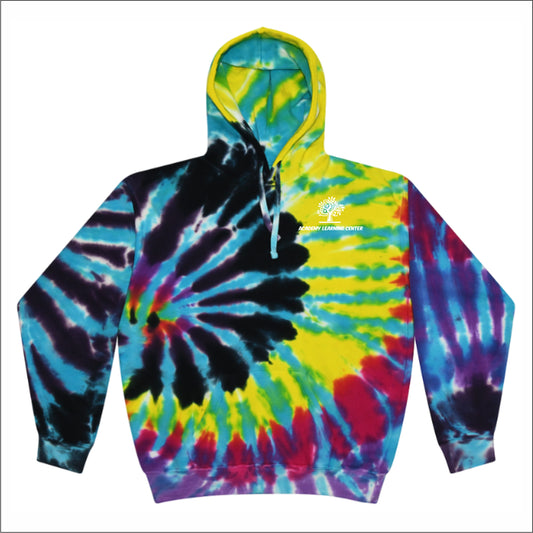 Academy Learning Center Tie-Dye Hooded Sweatshirt