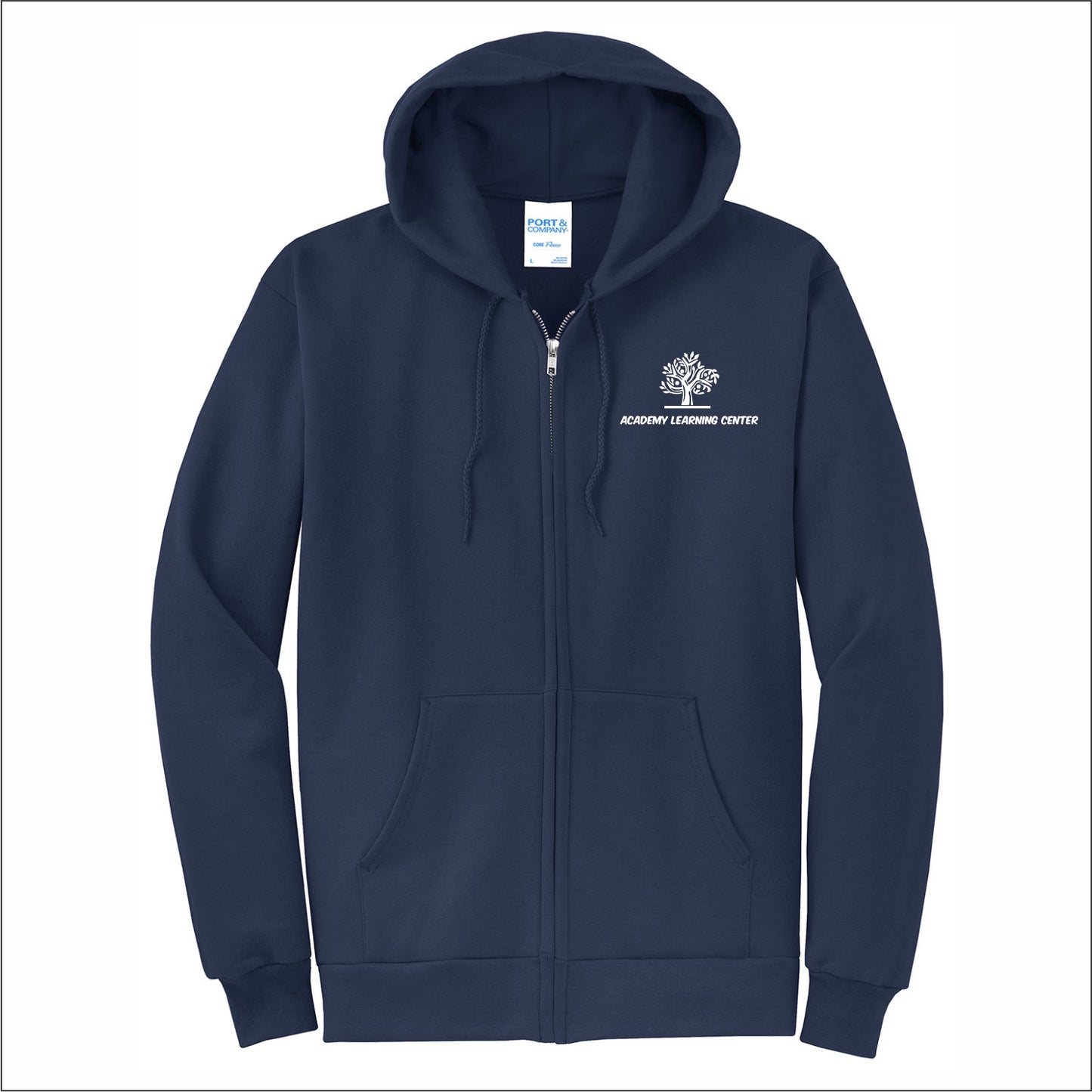 Academy Learning Center Full-Zip Hooded Sweatshirt
