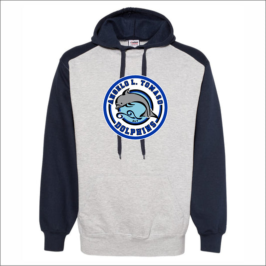Angelo L Tomaso Contrast Hooded Sweatshirt