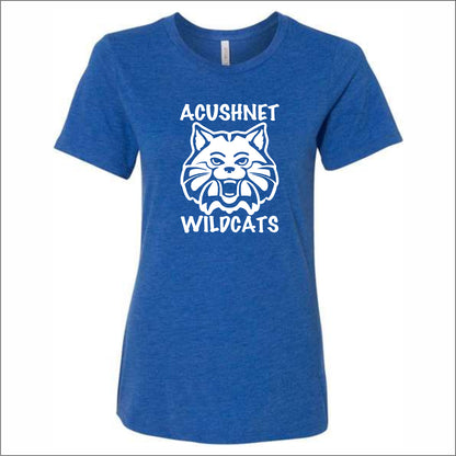 Acushnet Elementary Staff Ladies Relaxed Tri-Blend Tee
