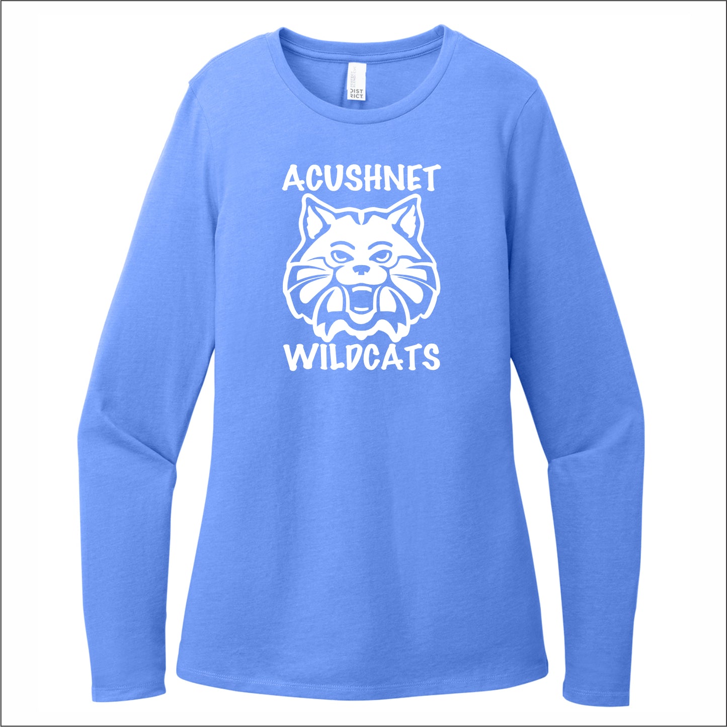 Acushnet Elementary Staff Ladies Perfect Blend CVC Long Sleeve Tee