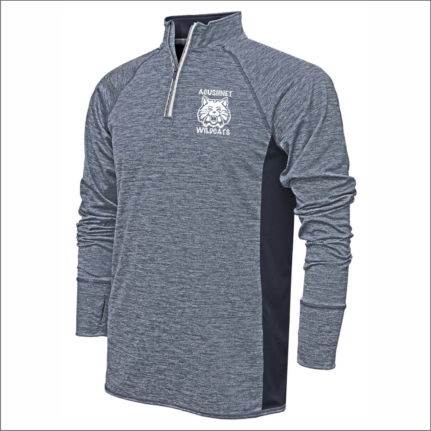 Acushnet Elementary Staff Performance 4-Runner Long Sleeve 1/4 Zip