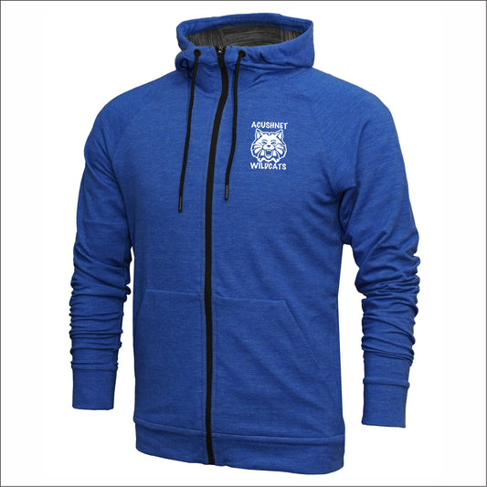 Acushnet Elementary Staff Full-Zip Scuba Neck Triblend
