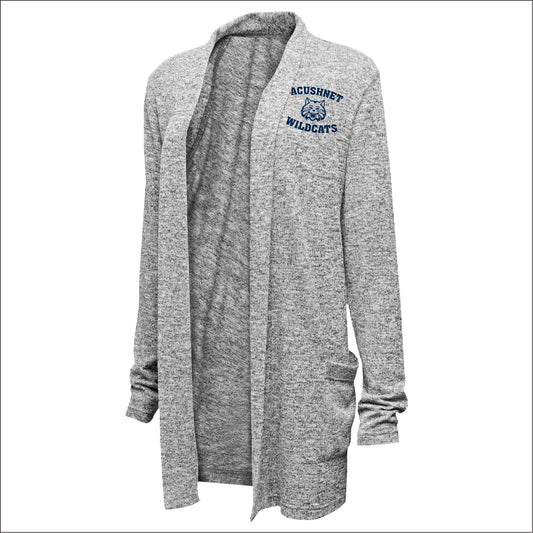 Acushnet Elementary Staff Ladies Easy Fit Pocket Cardigan