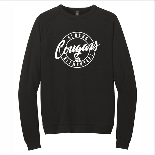 Albers Elementary Perfect Tri-Blend Fleece Lightweight Crewneck
