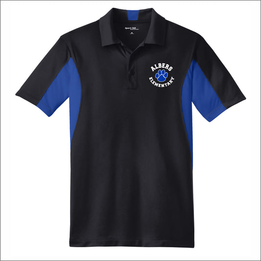 Albers Elementary Performance Side Blocked Polo