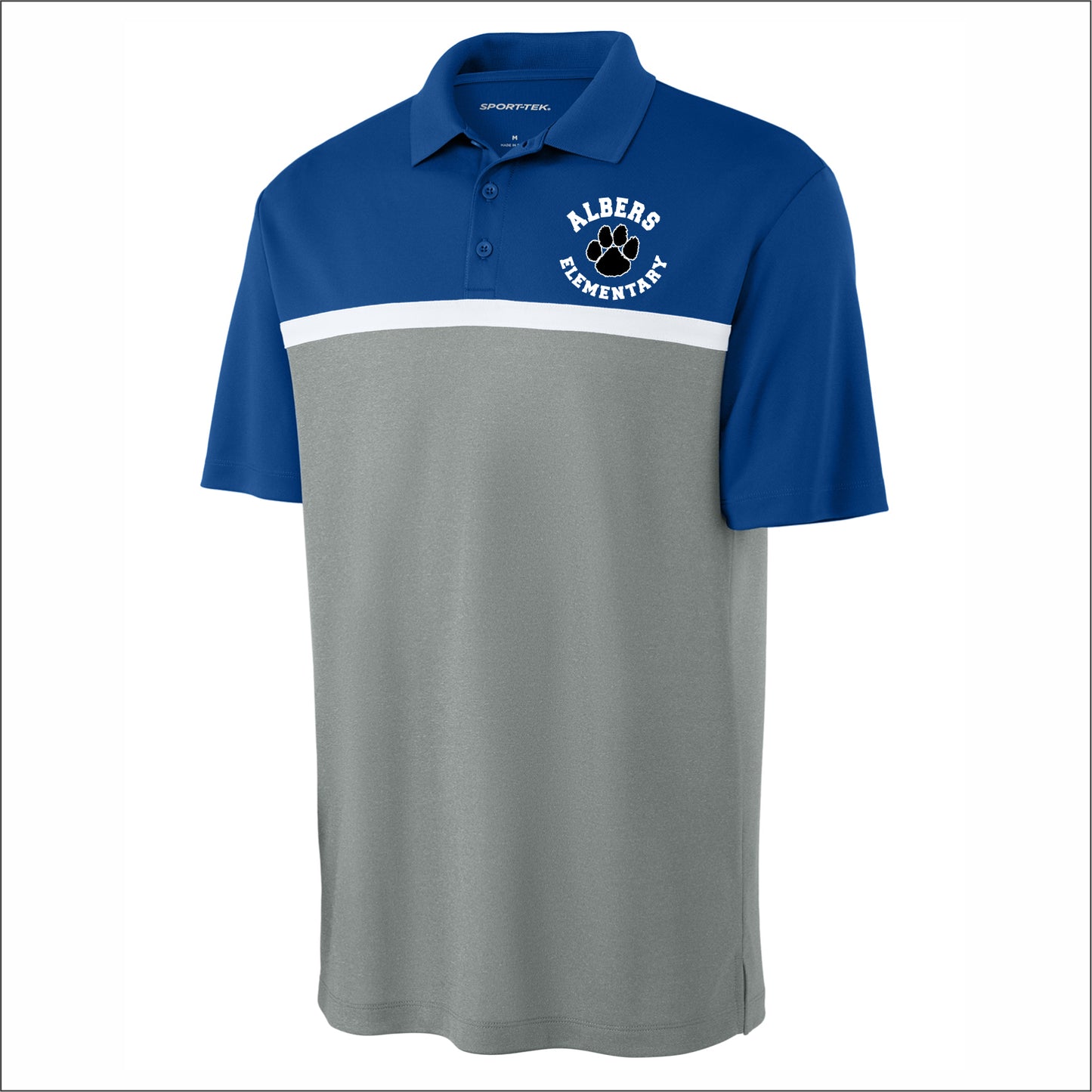 Albers Elementary Micropique UV Colorblock Polo Shirt