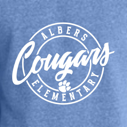 Albers Elementary Perfect Tri-Blend Fleece Lightweight Crewneck
