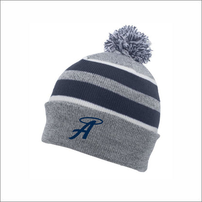 BNGSA Angels Knit Fold Over Pom-Pom Beanie