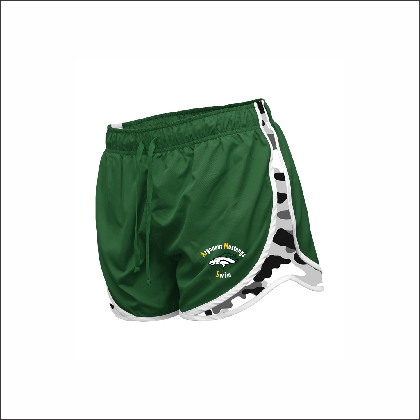 Argonaut Swim Ladies/Girls Camo Running Shorts