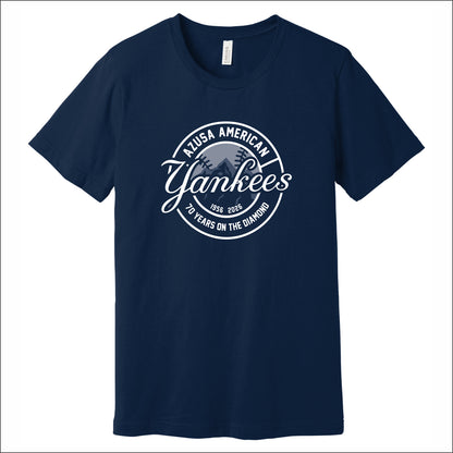 Azusa ALL Yankees Soft Jersey Short Sleeve T-shirt