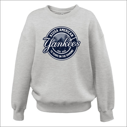 Azusa ALL Yankees Ladies Soft Sponge Oversized Crewneck