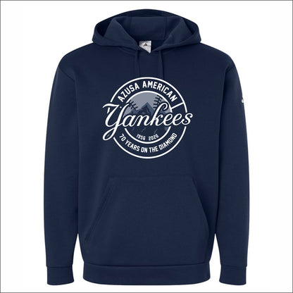 Azusa ALL Yankees Adidas Men's Fleece Hooded Sweatshirt