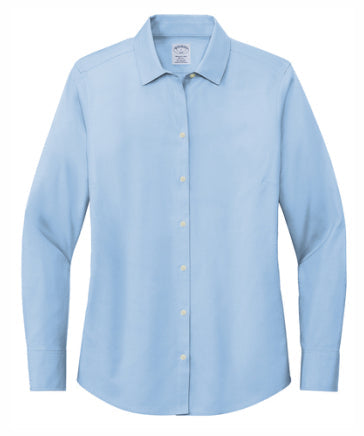 ALL Ladies Wrinkle-Free Stretch Pinpoint Long Sleeve Shirt