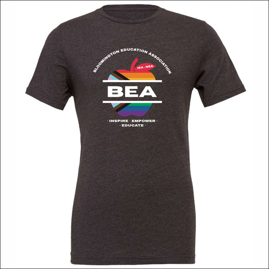 Bloomington Edu Assoc Heathered Soft Jersey Short Sleeve T-shirt - Design B