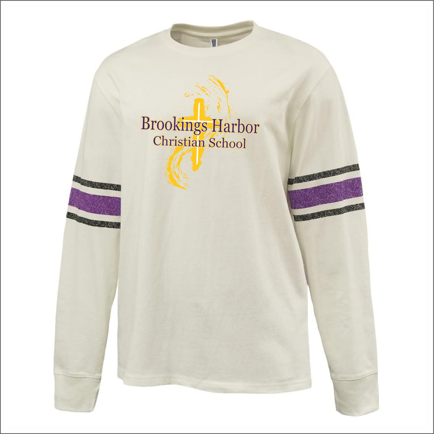 Brookings Harbor Christian Archive Heavyweight Long Sleeve T-shirt