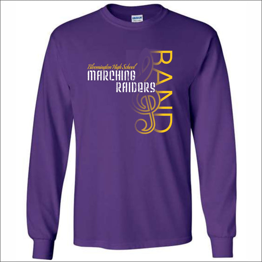 BHS Marching Raiders Long Sleeve T-shirt - Design C