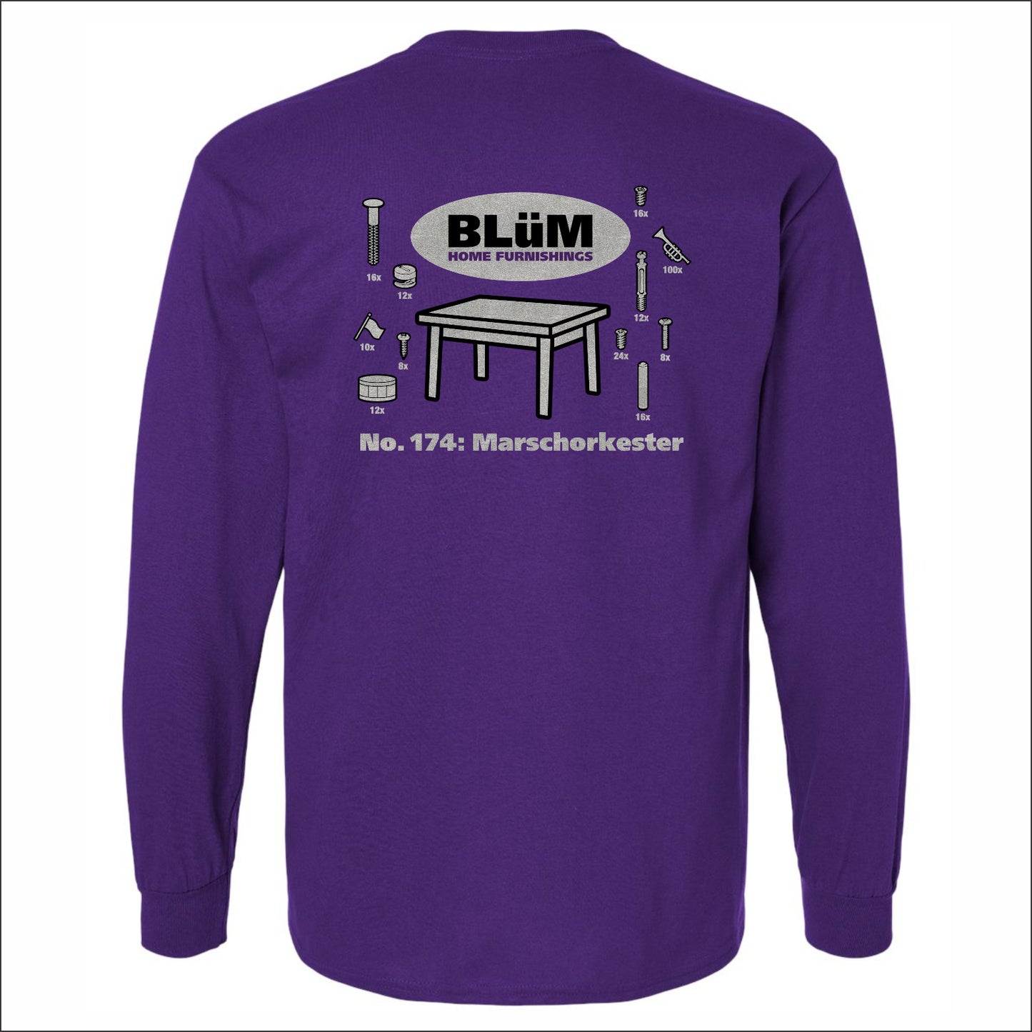 BHS Marching Raiders Long Sleeve T-shirt - Show Shirt