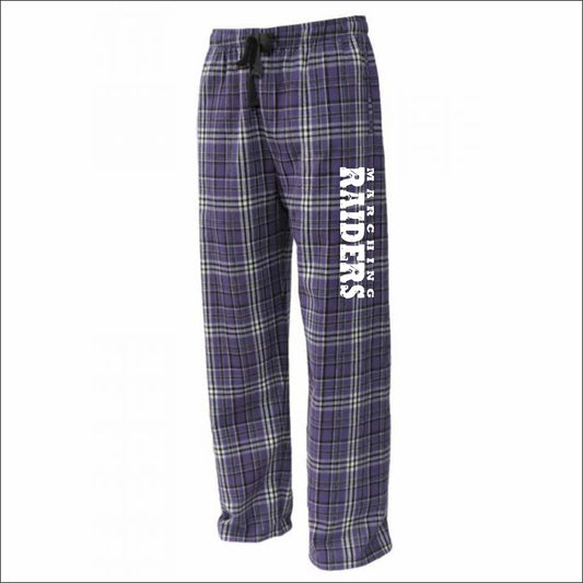 BHS Marching Raiders Plaid Flannel Pants
