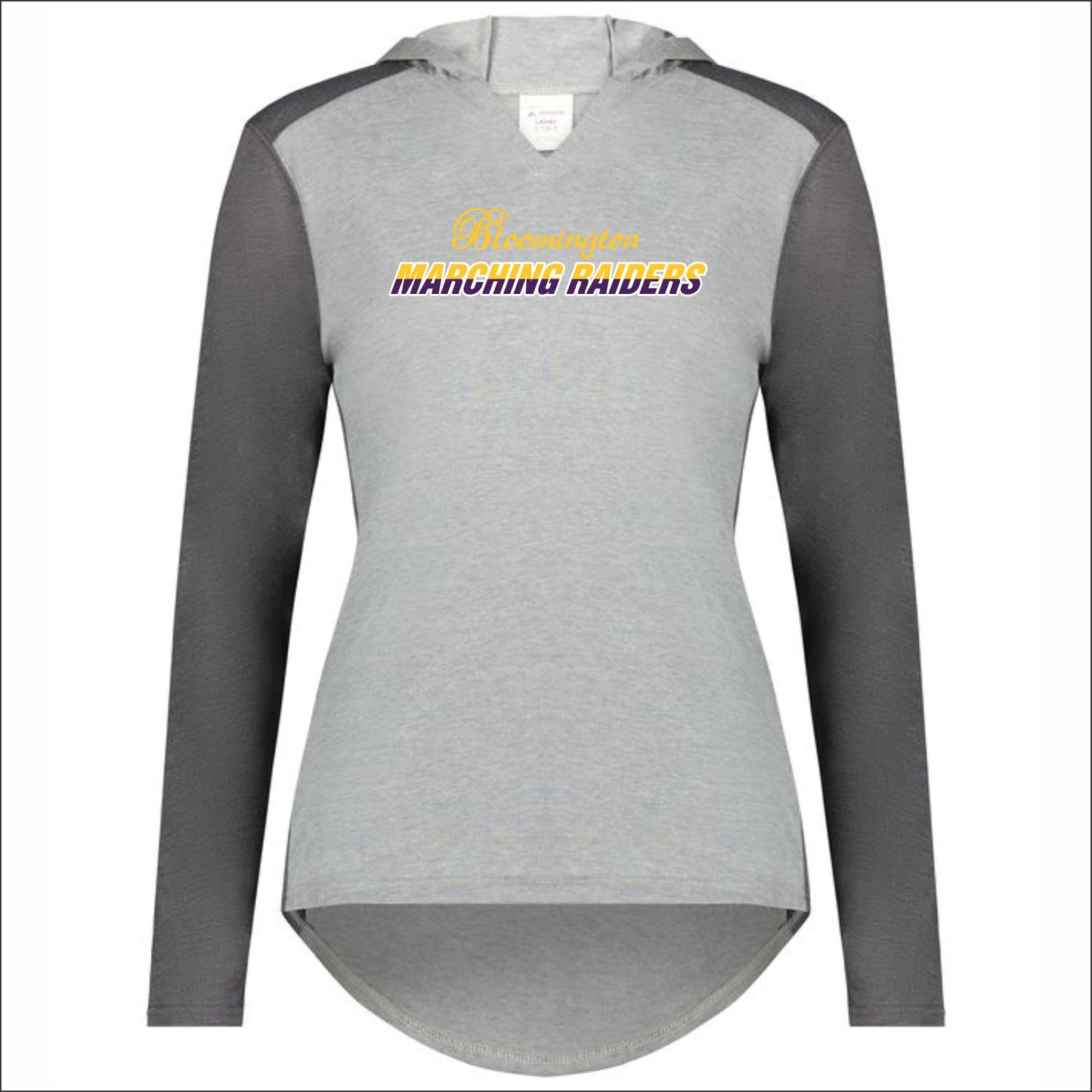 BHS Marching Raiders Ladies Vintage GameDay Hooded Long Slv Tee