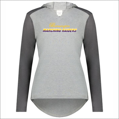 BHS Marching Raiders Ladies Vintage GameDay Hooded Long Slv Tee