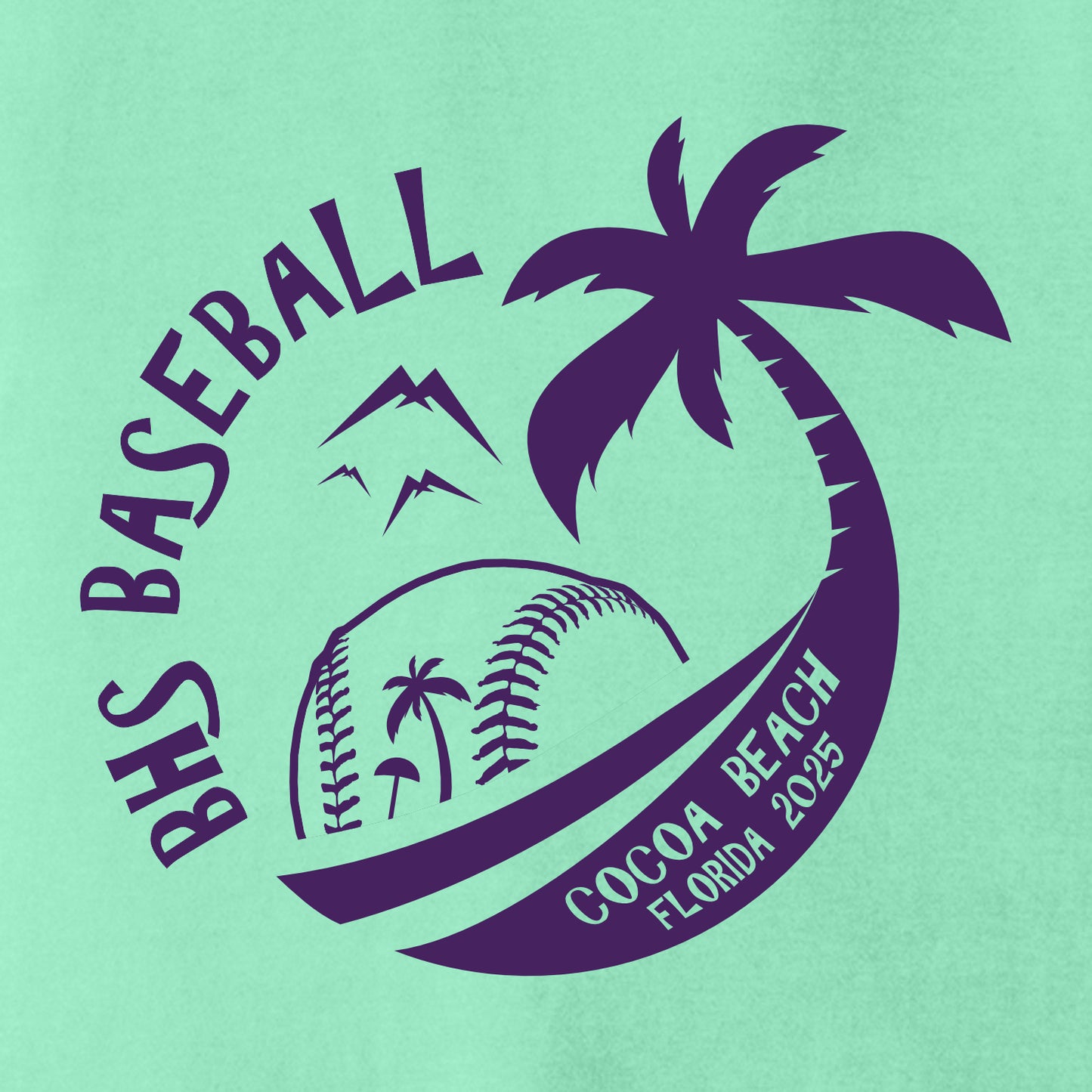 BHS Baseball Pigment Dye T-shirt