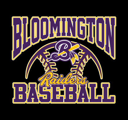 BHS Baseball Hooded Sweatshirt - Design B