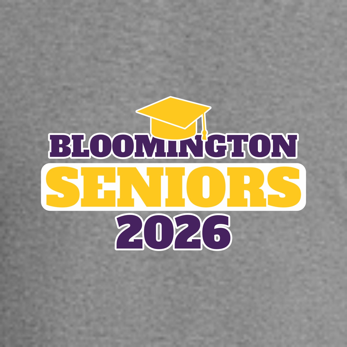 BHS Seniors 50/50 Short Sleeve T-shirt - Design A