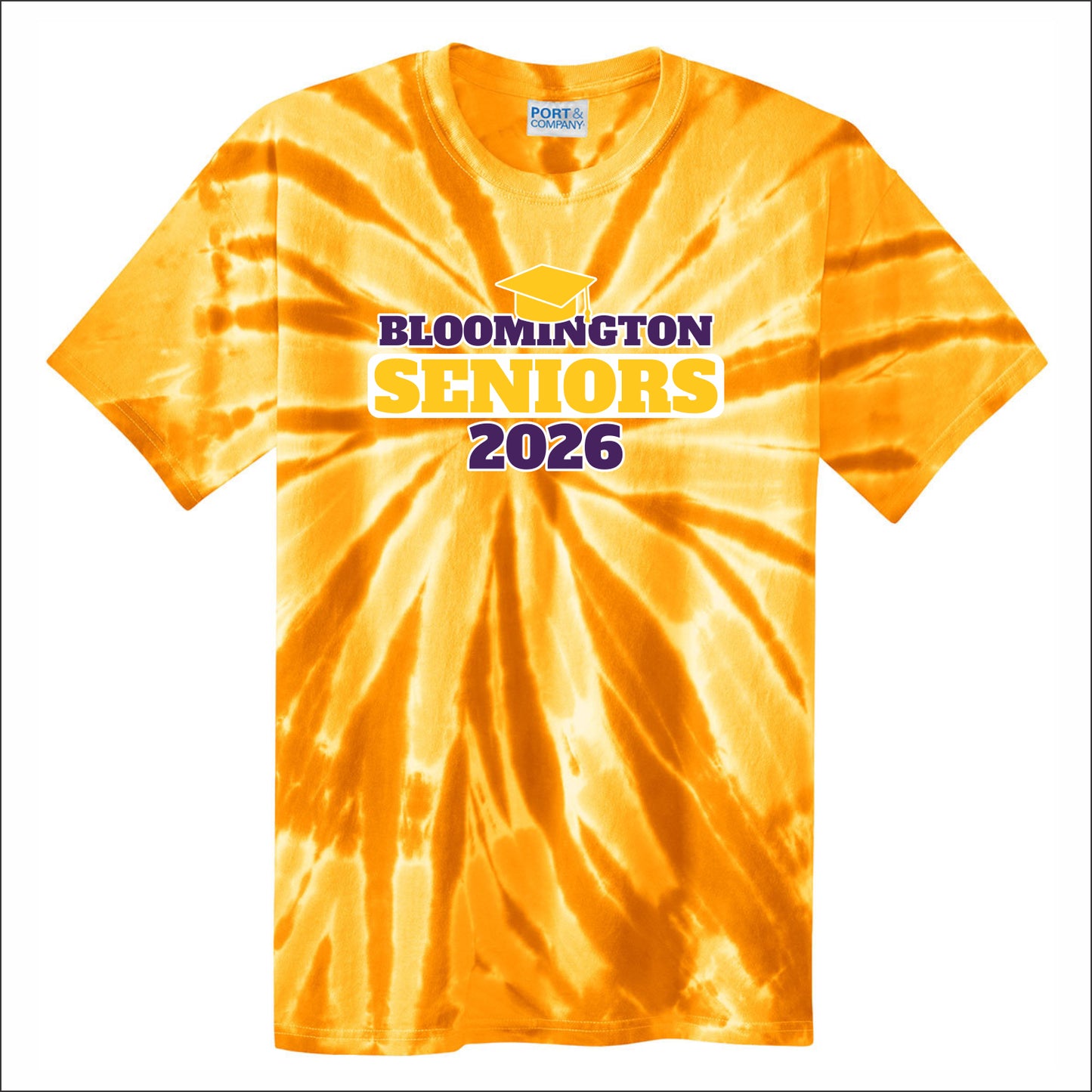 BHS Seniors Tie-Dye T-shirt - Design A