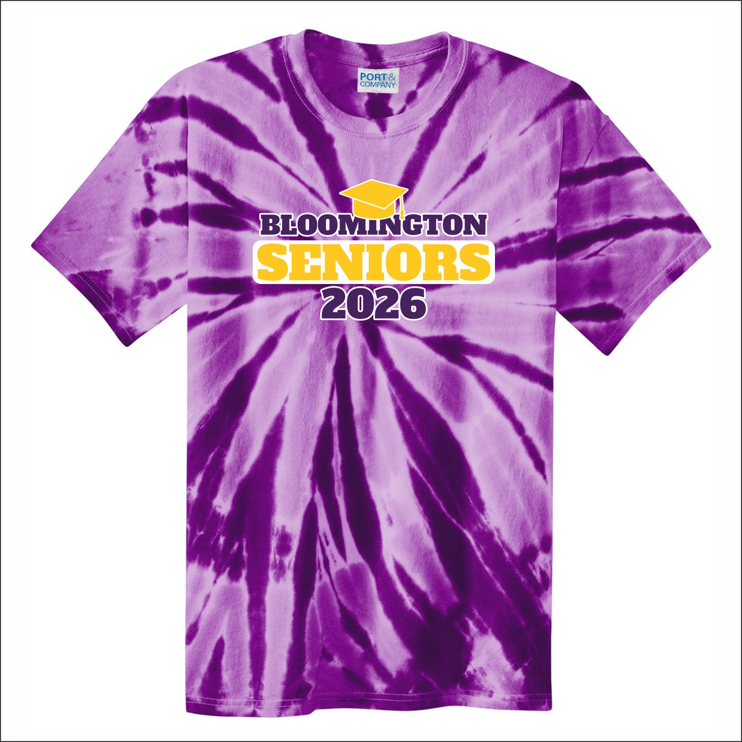 BHS Seniors Tie-Dye T-shirt - Design A