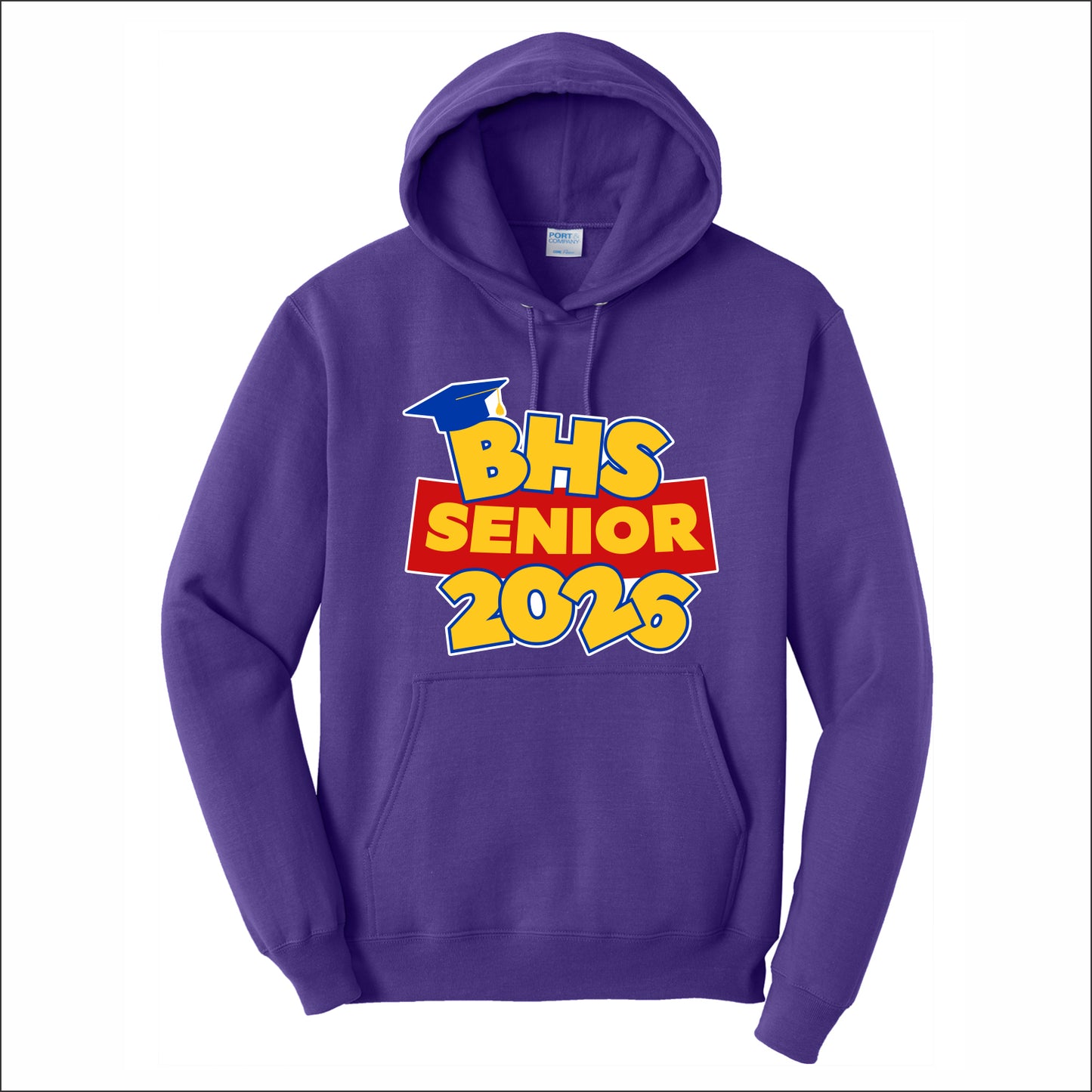 BHS Seniors Hooded Sweatshirt - Design C