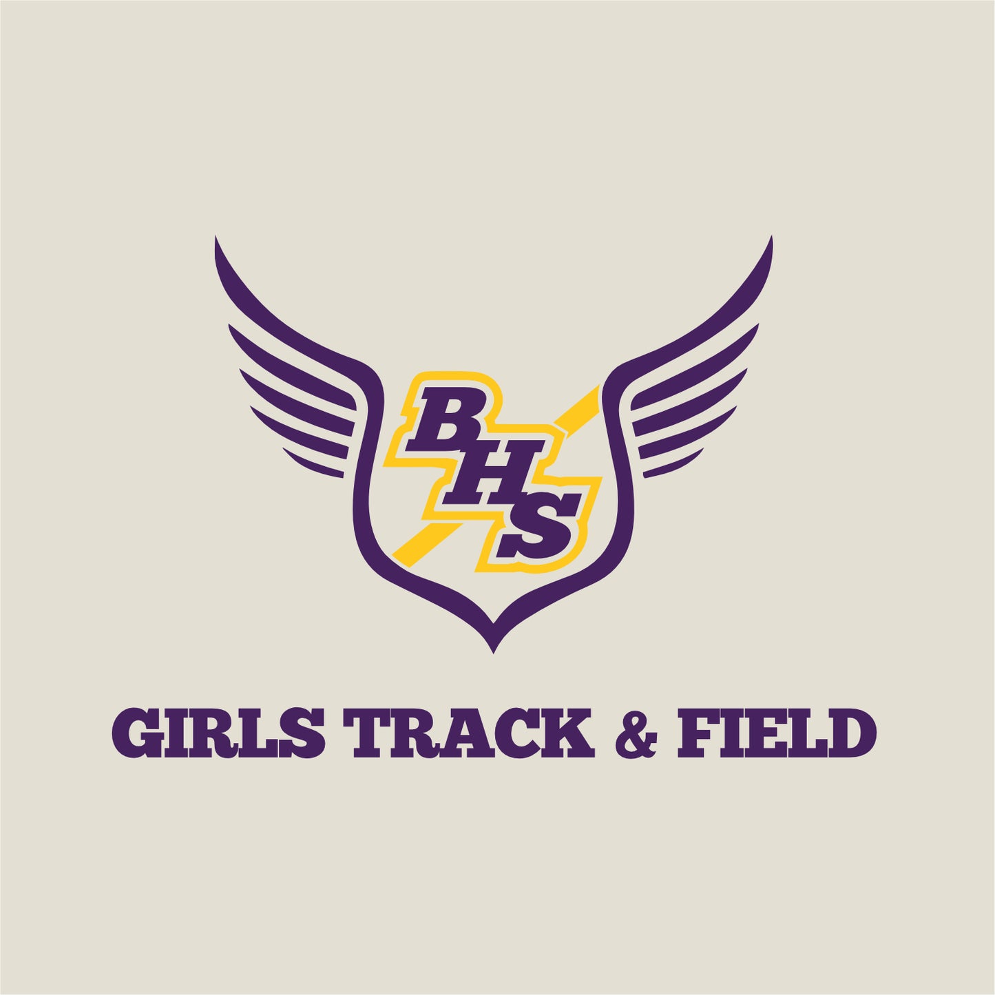 BHS Girls Track Archive Heavyweight Long Sleeve T-shirt