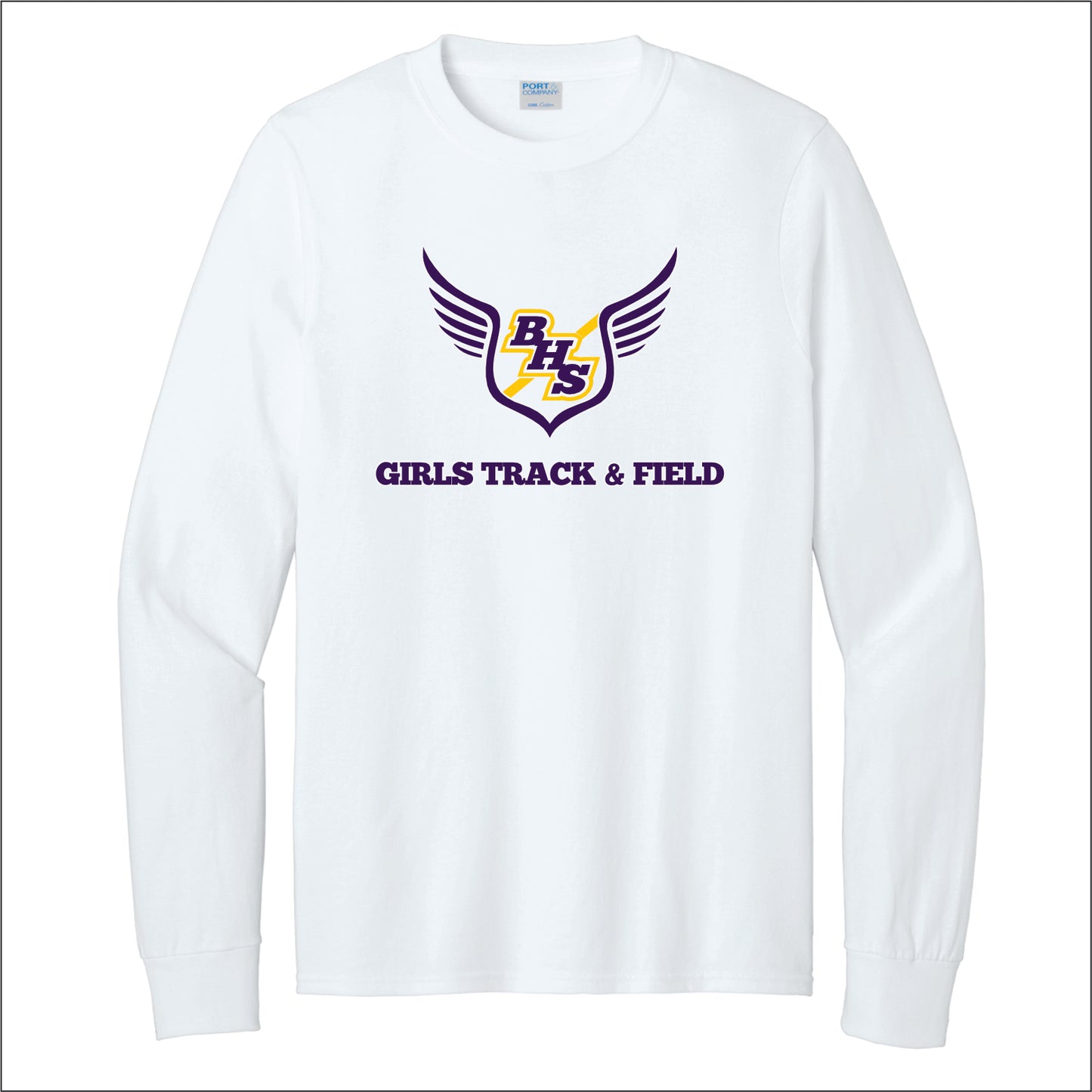 BHS Girls Track Long Sleeve T-shirt