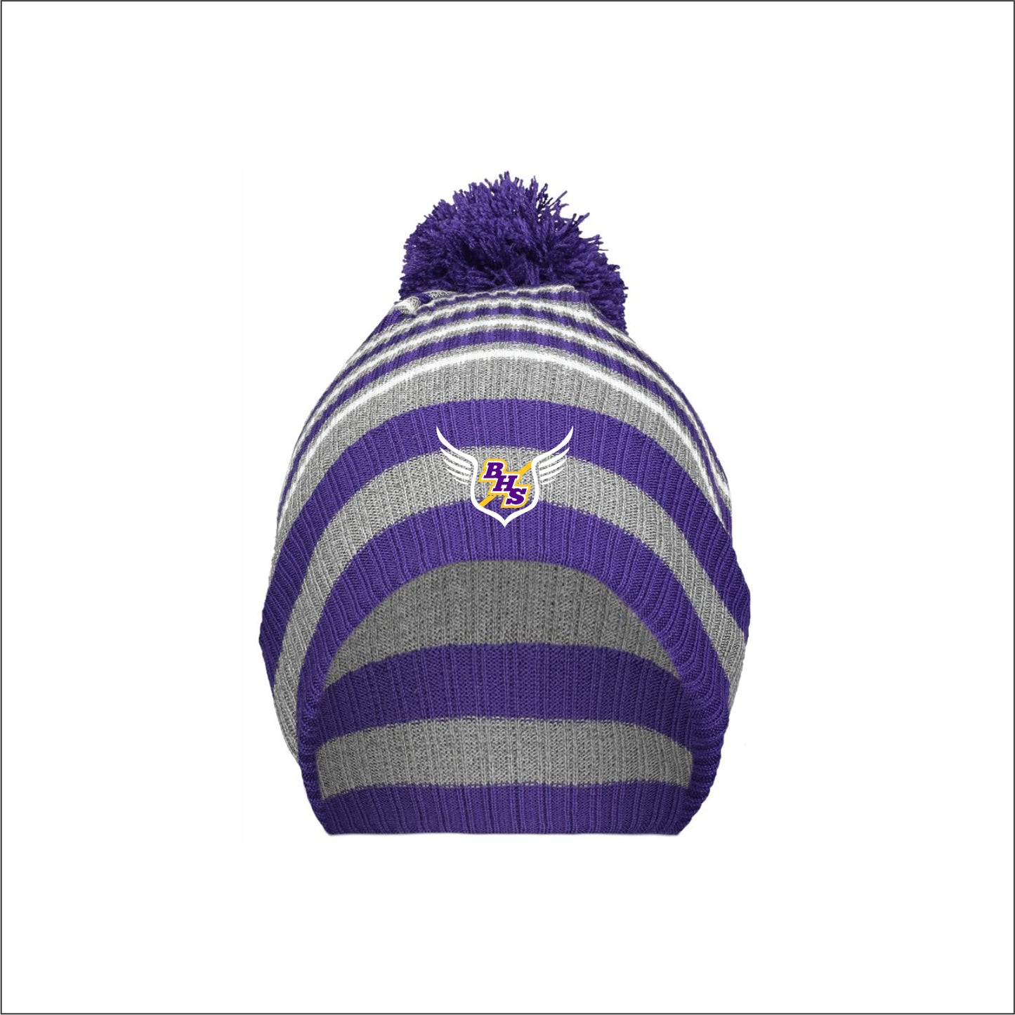 BHS Girls Track Spirit Pom Beanie
