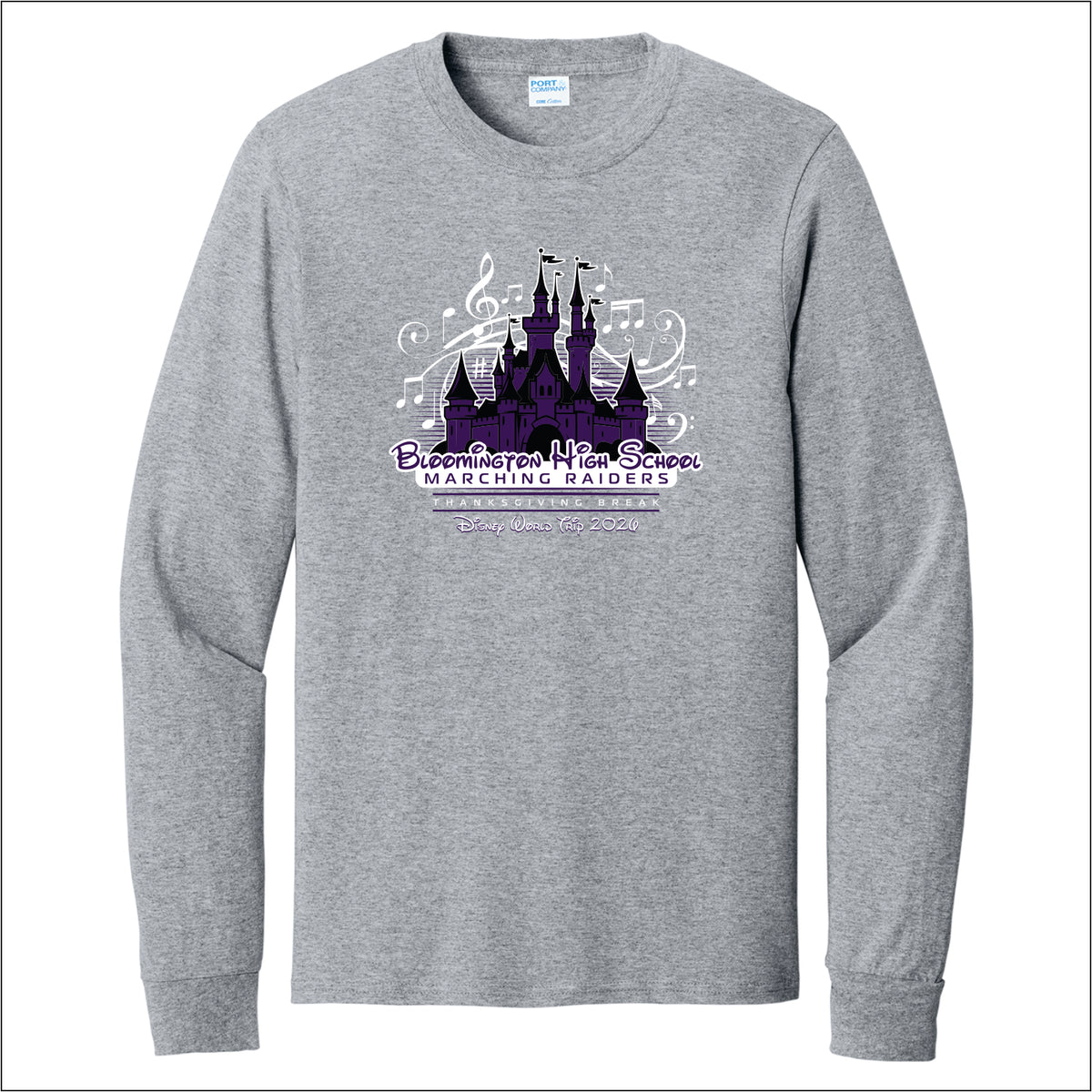 BHS Marching Raiders Disney Long Sleeve T-shirt