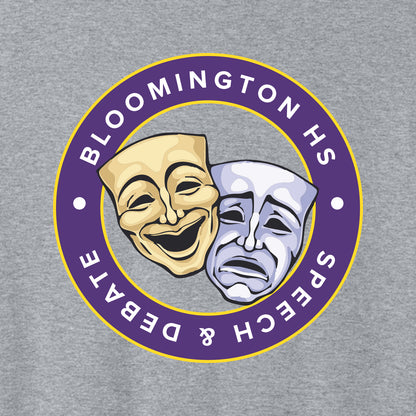 BHS Speech & Debate 50/50 Short Sleeve T-shirt - Design A