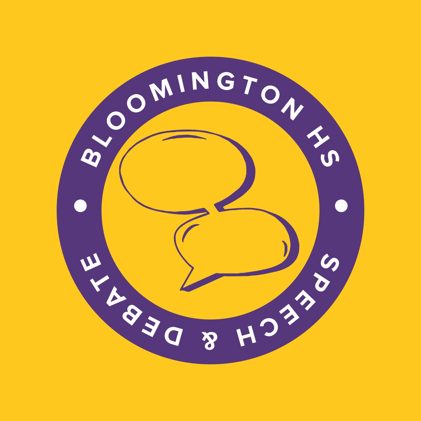 BHS Speech & Debate 50/50 Short Sleeve T-shirt - Design B