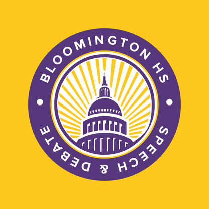 BHS Speech & Debate 50/50 Short Sleeve T-shirt - Design C