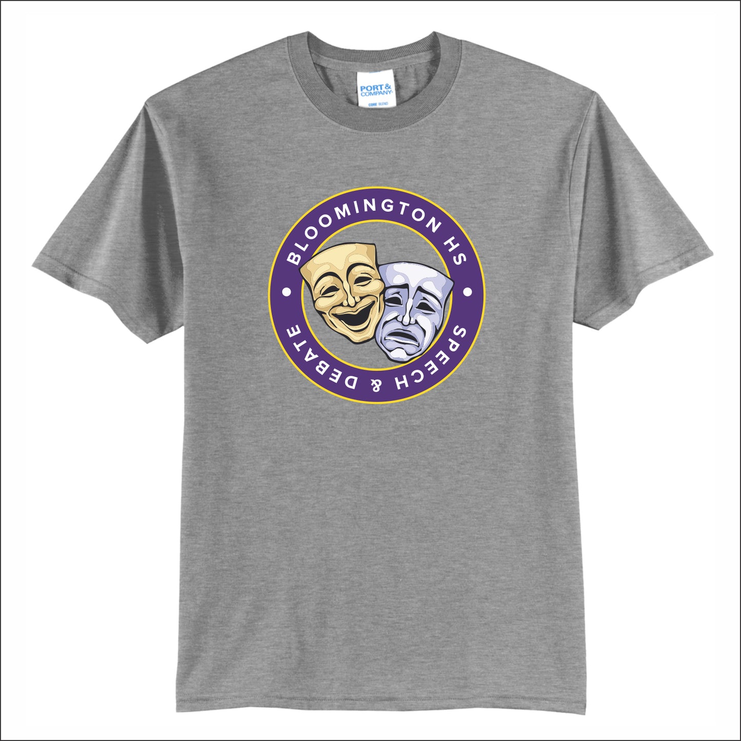 BHS Speech & Debate 50/50 Short Sleeve T-shirt - Design A