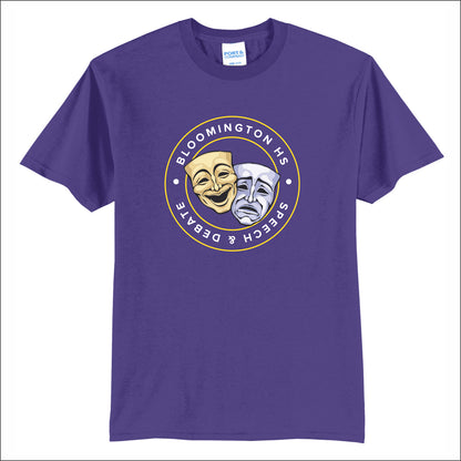 BHS Speech & Debate 50/50 Short Sleeve T-shirt - Design A
