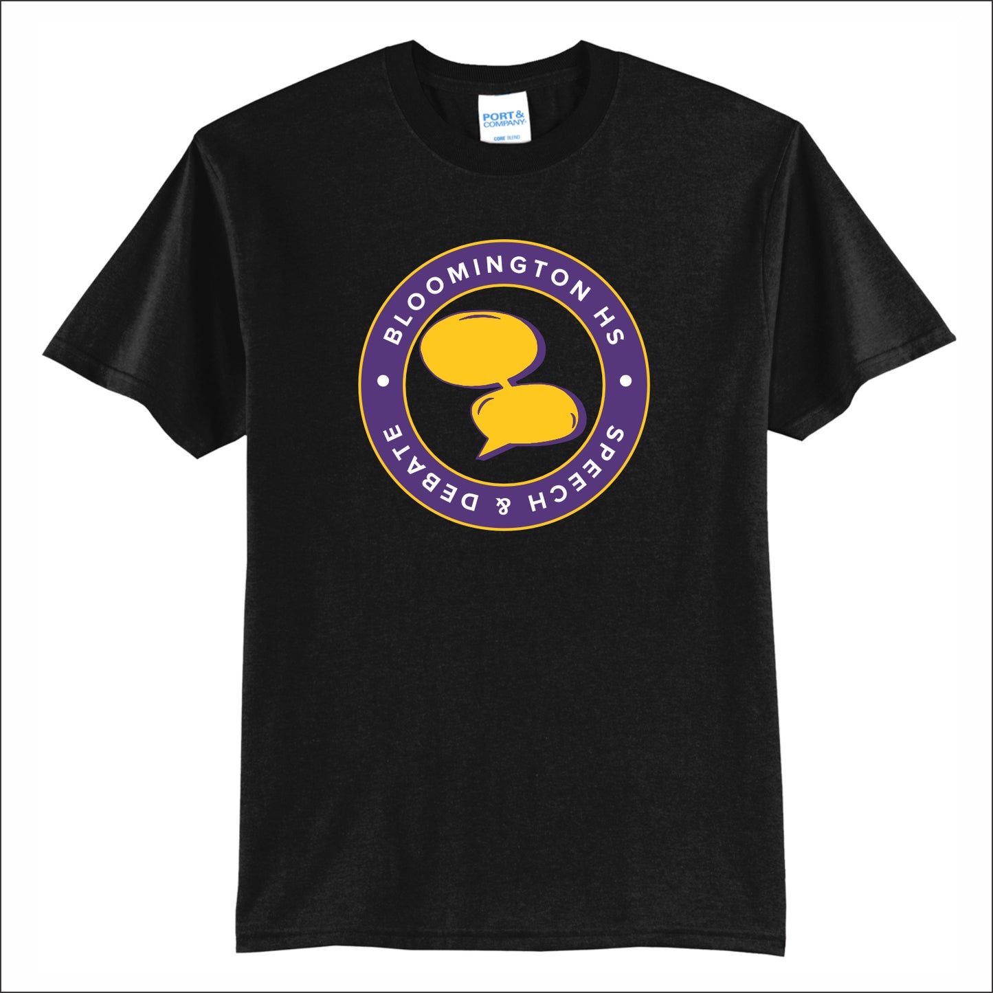 BHS Speech & Debate 50/50 Short Sleeve T-shirt - Design B