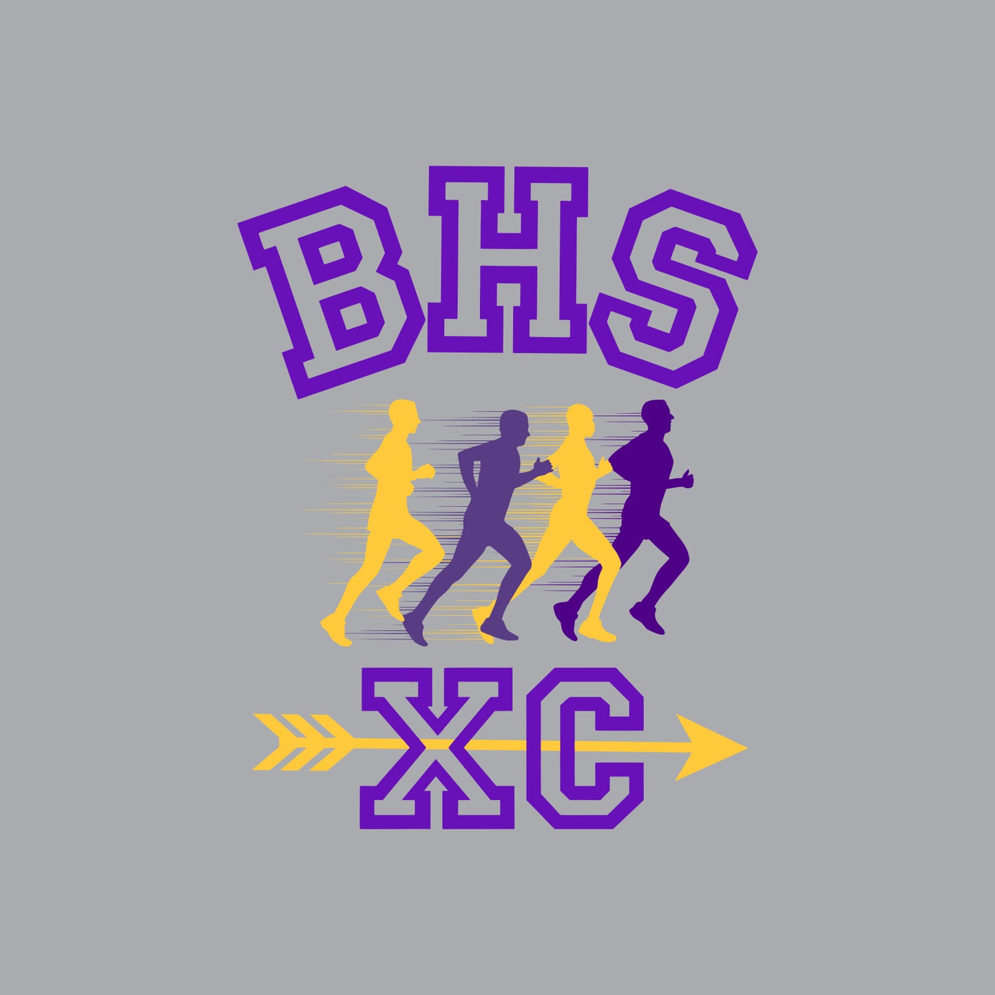 BHS Cross Country Crewneck Sweatshirt - Design B