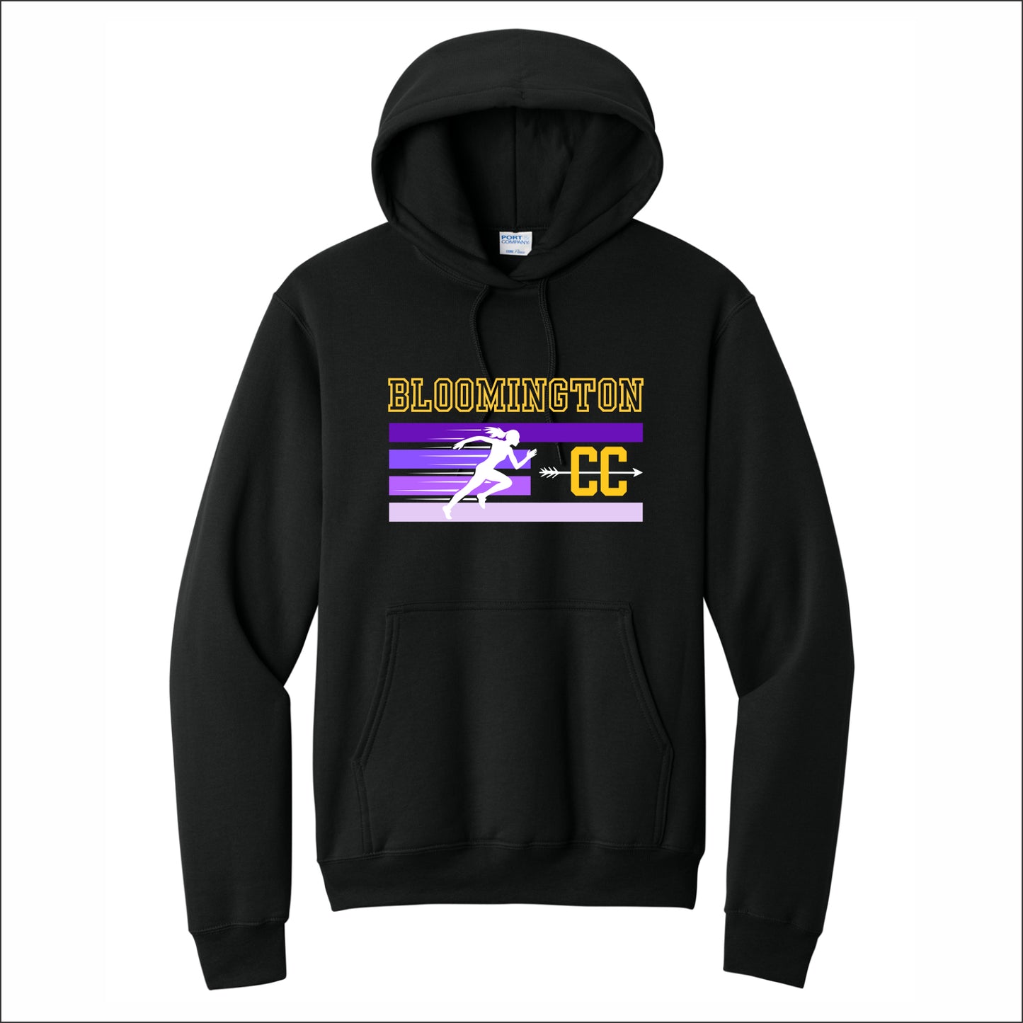 BHS Cross Country Hooded Sweatshirt - Design A