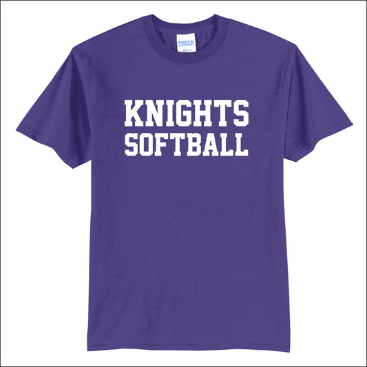 BJHS Softball 50/50 Short Sleeve T-shirt - Design B