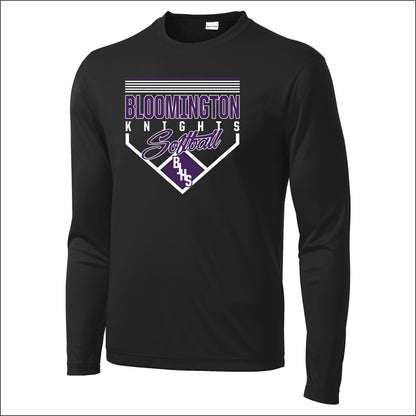 BJHS Softball Performance Long Sleeve T-shirt