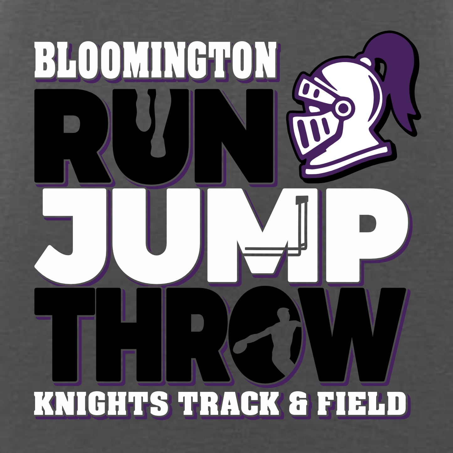 BJHS Track Hooded Sweatshirt - Design A