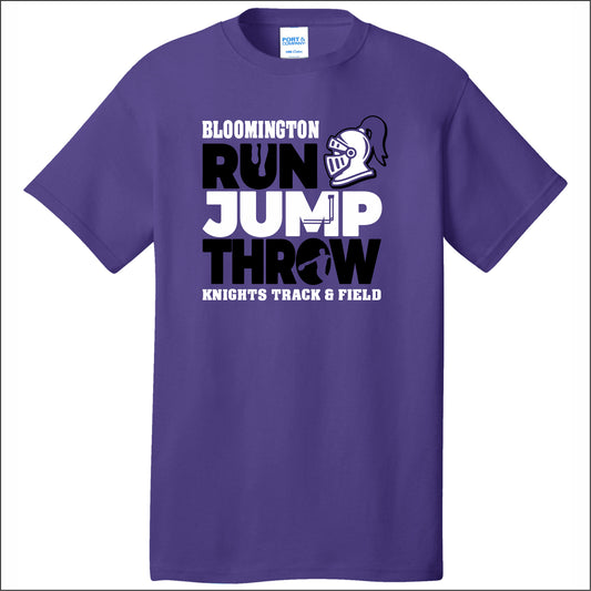 BJHS Track Short Sleeve T-shirt - Design A